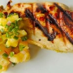 gluten-free, dairy-free, Grilled Chicken w/ Pineapple Salsa, fresh, healthy